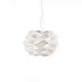 Sospensione Moderna 5 Luci Cloud D100 In Polilux Bianco Made In Italy | Linea Zero