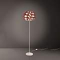 Lampada Da Terra Moderna 1 Luce Cloud In Polilux Rame Made In Italy | Linea Zero