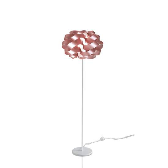 Lampada Da Terra Moderna 1 Luce Cloud In Polilux Rame Made In Italy | Linea Zero