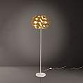 Lampada Da Terra Moderna 1 Luce Cloud In Polilux Oro Made In Italy | Linea Zero