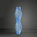 Lampada Da Terra Totem Helios 1 Luce In Polilux Blu Made In Italy | Piantane - Lampade da Terra | Luce Art Shop Lampada Da Terra Totem Helios 1 Luce In Polilux Blu Made In Italy | Linea Zero