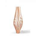 Lampada Da Terra Totem Dama Helios 1 Luce In Polilux Rame Made In Italy | Linea Zero