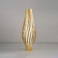 Lampada Da Terra Totem Dama Helios 1 Luce In Polilux Oro Made In Italy | Linea Zero