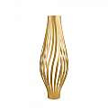Lampada Da Terra Totem Dama Helios 1 Luce In Polilux Oro Made In Italy | Linea Zero