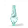 Lampada Da Terra Totem Dama Helios 1 Luce In Polilux Verde Made In Italy | Linea Zero