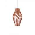 Sospensione Moderna 1 Luce Helios In Polilux Rame H61 Made In Italy | Linea Zero