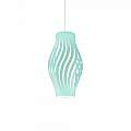 Sospensione Moderna 1 Luce Helios In Polilux Verde H61 Made In Italy | Linea Zero