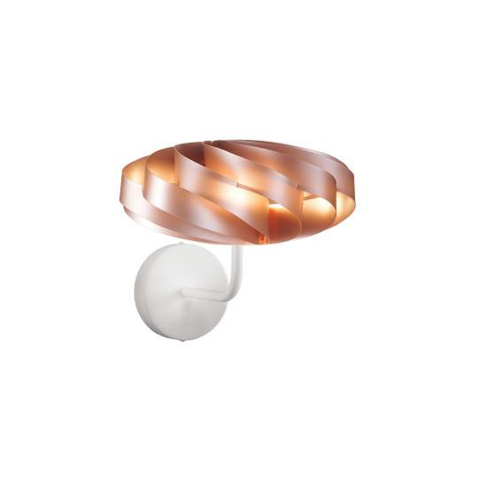 Applique Moderna 1 Luce Flat In Polilux Rame D30 Made In Italy | Appliques - Lampade da Parete | Luce Art Shop Applique Moderna 1 Luce Flat In Polilux Rame D30 Made In Italy | Linea Zero