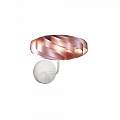 Applique Moderna 1 Luce Flat In Polilux Rosa Metallico D30 Made In Italy | Appliques - Lampade da Parete | Luce Art Shop Applique Moderna 1 Luce Flat In Polilux Rosa Metallico D30 Made In Italy | Linea Zero