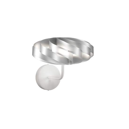 Applique Moderna 1 Luce Flat In Polilux Silver D30 Made In Italy | Appliques - Lampade da Parete | Luce Art Shop Applique Moderna 1 Luce Flat In Polilux Silver D30 Made In Italy | Linea Zero