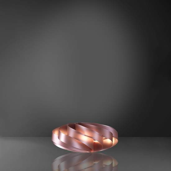 Lampada Da Tavolo 1 Luce Flat In Polilux Rosa Metallico D40 Made In Italy | Abatjour - Lumi e Lumetti | Luce Art Shop Lampada Da Tavolo 1 Luce Flat In Polilux Rosa Metallico D40 Made In Italy | Linea Zero