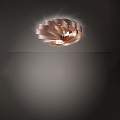 Plafoniera Moderna 1 Luce Flat In Polilux Rame D60 Made In Italy | Linea Zero