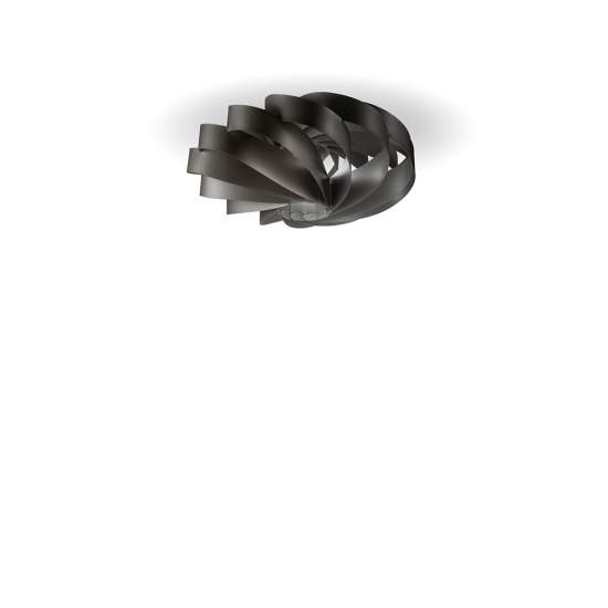 Plafoniera Moderna 3 Luci Luci Flat In Polilux Nero D70 Made In Italy | Plafoniere - Lampade da soffitto | Luce Art Shop Plafoniera Moderna 3 Luci Luci Flat In Polilux Nero D70 Made In Italy | Linea Zero