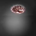 Plafoniera Moderna 3 Luci Luci Flat In Polilux Rosa Metallico D70 Made In Italy | Plafoniere - Lampade da soffitto | Luce Art Shop Plafoniera Moderna 3 Luci Luci Flat In Polilux Rosa Metallico D70 Made In Italy | Linea Zero