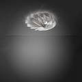 Plafoniera Moderna 3 Luci Luci Flat In Polilux Silver D70 Made In Italy | Plafoniere - Lampade da soffitto | Luce Art Shop Plafoniera Moderna 3 Luci Luci Flat In Polilux Silver D70 Made In Italy | Linea Zero