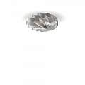 Plafoniera Moderna 3 Luci Luci Flat In Polilux Silver D70 Made In Italy | Plafoniere - Lampade da soffitto | Luce Art Shop Plafoniera Moderna 3 Luci Luci Flat In Polilux Silver D70 Made In Italy | Linea Zero
