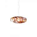Sospensione Moderna 5 Luci Flat In Polilux Rame D100 Made In Italy | Lampadari e Sospensioni | Luce Art Shop Sospensione Moderna 5 Luci Flat In Polilux Rame D100 Made In Italy | Linea Zero