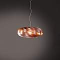 Sospensione Moderna 1 Luce Flat In Polilux Rame D40 Made In Italy | Lampadari e Sospensioni | Luce Art Shop Sospensione Moderna 1 Luce Flat In Polilux Rame D40 Made In Italy | Linea Zero
