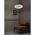Sospensione Moderna 1 Luce Flat In Polilux Bianco D50 Made In Italy | Linea Zero