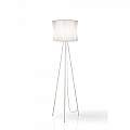 Lampada Da Terra Treppiede 1 Luce Folio In Polilux Bianco Made In Italy | Linea Zero