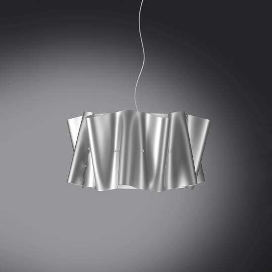 Sospensione Moderna A 3 Luci Folio In Polilux Silver Made In Italy | Lampadari e Sospensioni | Luce Art Shop Sospensione Moderna A 3 Luci Folio In Polilux Silver Made In Italy | Linea Zero