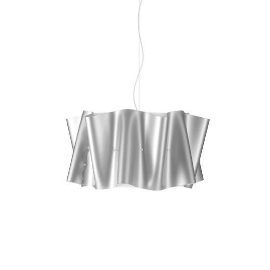 Sospensione Moderna A 3 Luci Folio In Polilux Silver Made In Italy | Lampadari e Sospensioni | Luce Art Shop Sospensione Moderna A 3 Luci Folio In Polilux Silver Made In Italy | Linea Zero
