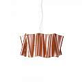 Sospensione Moderna A 5 Luci Folio In Polilux Rame Made In Italy | Lampadari e Sospensioni | Luce Art Shop Sospensione Moderna A 5 Luci Folio In Polilux Rame Made In Italy | Linea Zero