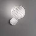 Applique Moderna Globe 1 Luce In Polilux Bianco Made In Italy | Linea Zero