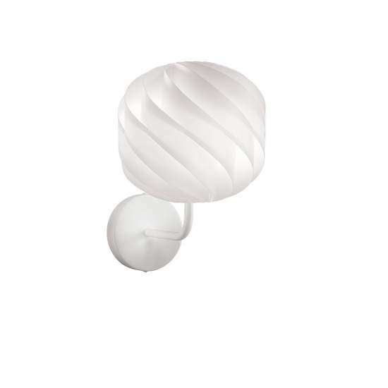 Applique Moderna Globe 1 Luce In Polilux Bianco Made In Italy | Linea Zero