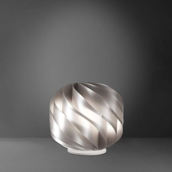 Lampada Da Tavolo Globe 1 Luce In Polilux Silver Con Base D25 Made In Italy | Abatjour - Lumi e Lumetti | Luce Art Shop Lampada Da Tavolo Globe 1 Luce In Polilux Silver Con Base D25 Made In Italy | Linea Zero