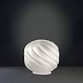 Lampada Da Tavolo Globe 1 Luce In Polilux Bianco Con Base D25 Made In Italy | Linea Zero