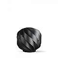 Lampada Da Terra Globe Con Base 1 Luce In Polilux Nero D55 Made In Italy | Linea Zero