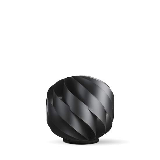 Lampada Da Terra Globe Con Base 1 Luce In Polilux Nero D55 Made In Italy | Linea Zero