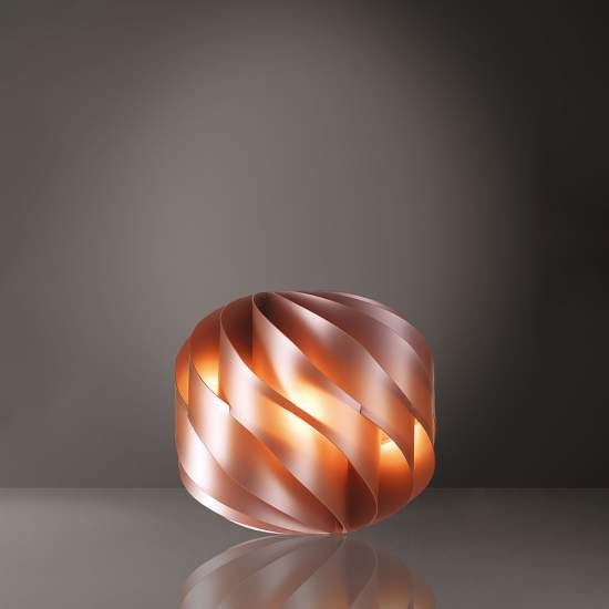 Lampada Da Terra Globe 1 Luce In Polilux Rame D55 Made In Italy | Linea Zero