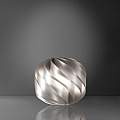 Lampada Da Terra Globe 1 Luce In Polilux Silver D55 Made In Italy | Linea Zero