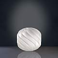 Lampada Da Terra Globe 1 Luce In Polilux Bianco D55 Made In Italy | Linea Zero