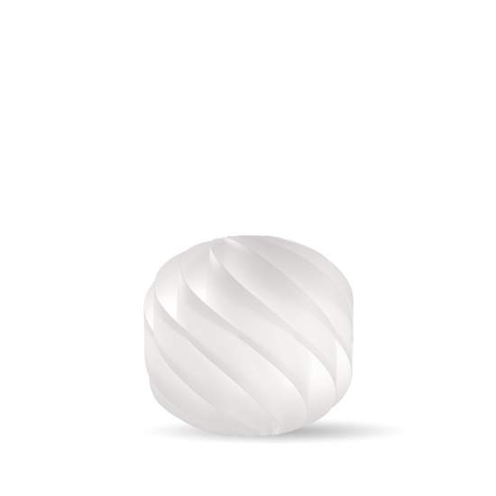 Lampada Da Terra Globe 1 Luce In Polilux Bianco D55 Made In Italy | Linea Zero