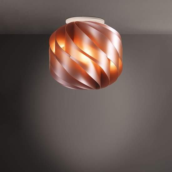 Plafoniera Moderna Globe 1 Luce In Polilux Rame D25 Made In Italy | Plafoniere - Lampade da soffitto | Luce Art Shop Plafoniera Moderna Globe 1 Luce In Polilux Rame D25 Made In Italy | Linea Zero