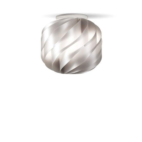 Plafoniera Moderna Globe 1 Luce In Polilux Silver D25 Made In Italy | Linea Zero