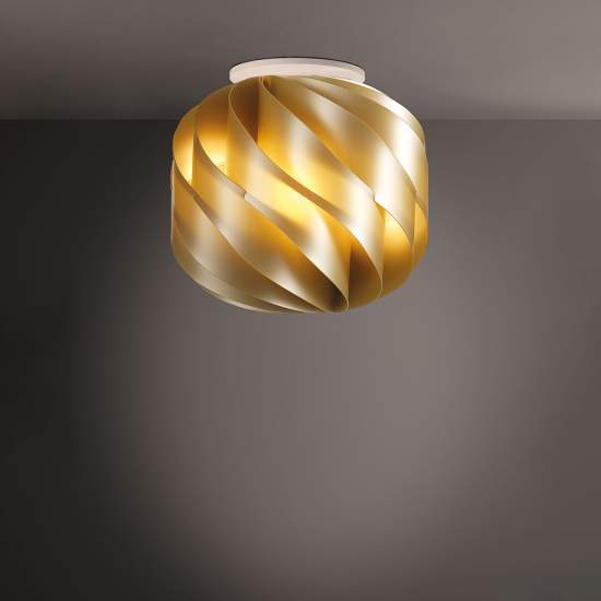 Plafoniera Moderna Globe 1 Luce In Polilux Oro D40 Made In Italy | Plafoniere - Lampade da soffitto | Luce Art Shop Plafoniera Moderna Globe 1 Luce In Polilux Oro D40 Made In Italy | Linea Zero