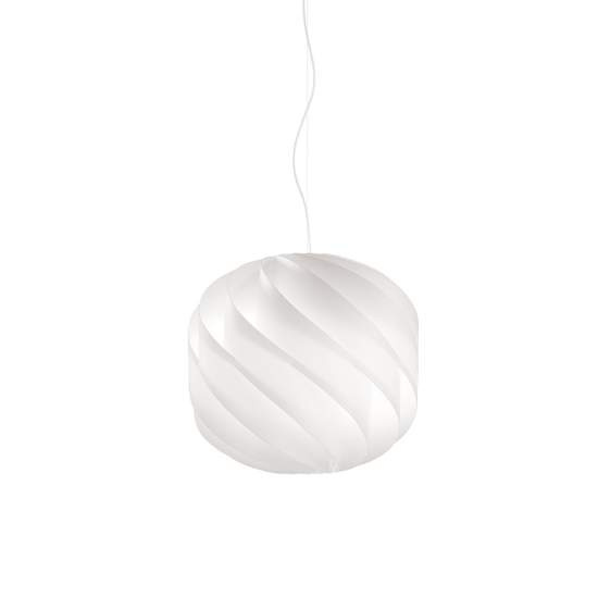 Sospensione Moderna Globe 1 Luce In Polilux Bianco D25 Made In Italy | Linea Zero