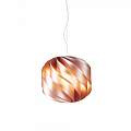 Sospensione Moderna Globe 3 Luci In Polilux Rame Made In Italy | Linea Zero