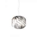 Sospensione Moderna Globe 3 Luci In Polilux Silver Made In Italy | Linea Zero