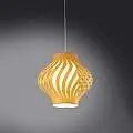 Sospensione Moderna 1 Luce Helios In Polilux Ocra H39 Made In Italy | Lampadari e Sospensioni | Luce Art Shop Sospensione Moderna 1 Luce Helios In Polilux Ocra H39 Made In Italy | Linea Zero
