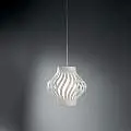 Sospensione Moderna 1 Luce Helios In Polilux Bianco H39 Made In Italy | Lampadari e Sospensioni | Luce Art Shop Sospensione Moderna 1 Luce Helios In Polilux Bianco H39 Made In Italy | Linea Zero
