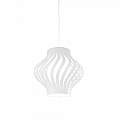 Sospensione Moderna 1 Luce Helios In Polilux Bianco H39 Made In Italy | Linea Zero