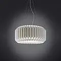 Lampadario Moderno 3 Luci Louise In Polilux Bianco Made In Italy | Lampadari e Sospensioni | Luce Art Shop Lampadario Moderno 3 Luci Louise In Polilux Bianco Made In Italy | Linea Zero