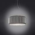 Lampadario Moderno 5 Luci Louise In Polilux Silver Made In Italy | Lampadari e Sospensioni | Luce Art Shop Lampadario Moderno 5 Luci Louise In Polilux Silver Made In Italy | Linea Zero