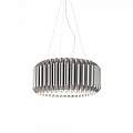 Lampadario Moderno 5 Luci Louise In Polilux Silver Made In Italy | Lampadari e Sospensioni | Luce Art Shop Lampadario Moderno 5 Luci Louise In Polilux Silver Made In Italy | Linea Zero