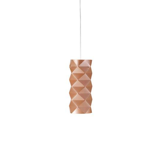 Sospensione Moderna 1 Luce Prisma In Polilux Rame D13 Made In Italy | Lampadari e Sospensioni | Luce Art Shop Sospensione Moderna 1 Luce Prisma In Polilux Rame D13 Made In Italy | Linea Zero